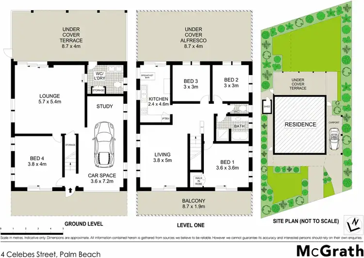 Floorplan of Homely house listing, 4 Celebes Avenue, Palm Beach QLD 4221