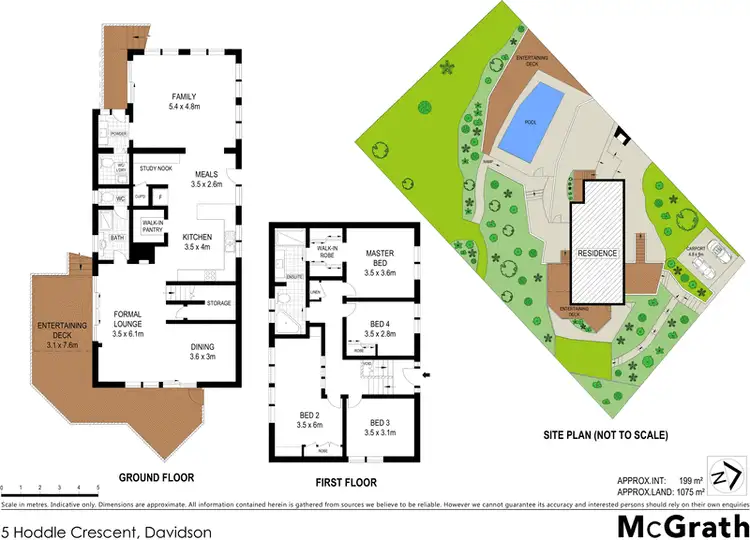 Floorplan of Homely house listing, 5 Hoddle Crescent, Davidson NSW 2085