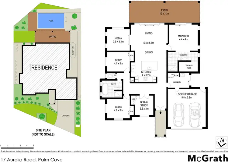 Floorplan of Homely house listing, 17 Aurelia Road, Palm Cove QLD 4879