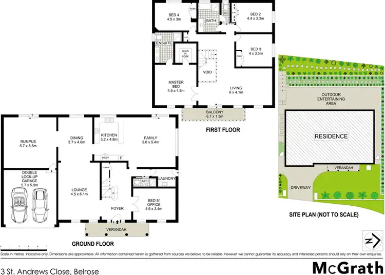 Floorplan of Homely house listing, 3 St Andrews Close, Belrose NSW 2085