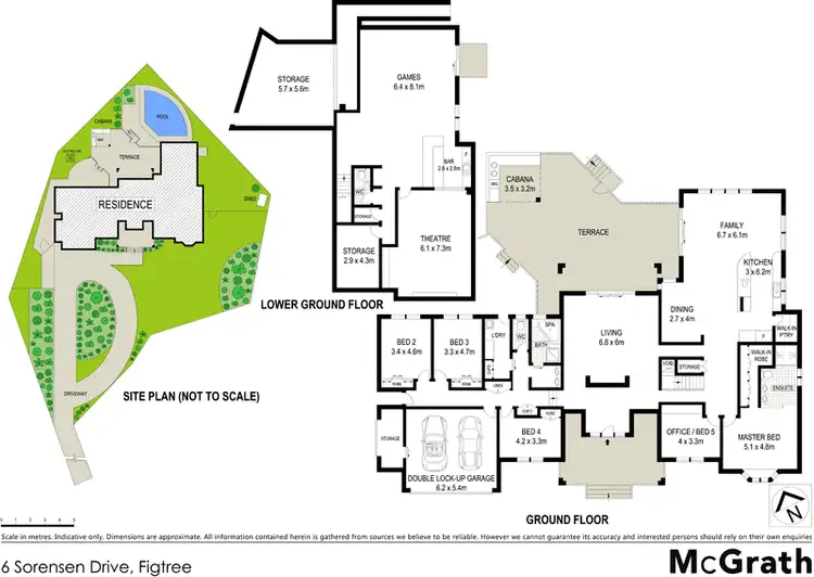 Floorplan of Homely house listing, 6 Sorensen Drive, Figtree NSW 2525