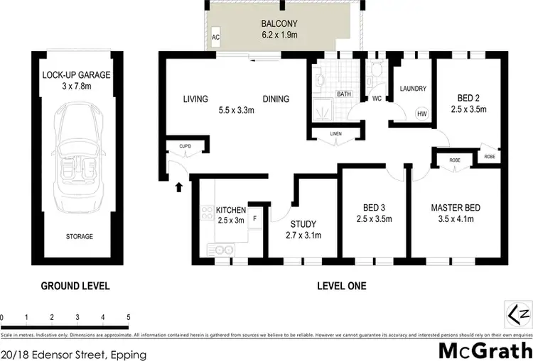 Floorplan of Homely apartment listing, 20/18 Edensor Street, Epping NSW 2121