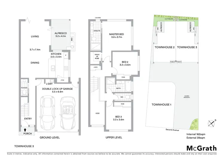 Floorplan of Homely townhouse listing, 3/3 Second Avenue, Palm Beach QLD 4221