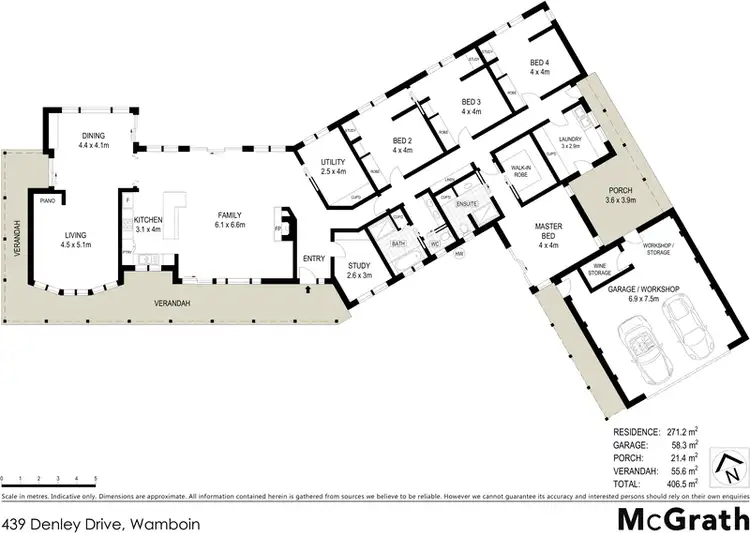 Floorplan of Homely rural property listing, 439 Denley Drive, Wamboin NSW 2620
