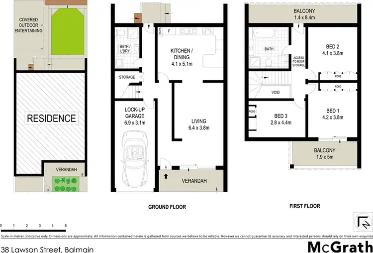 Floorplan of Homely house listing, 38 Lawson Street, Balmain NSW 2041