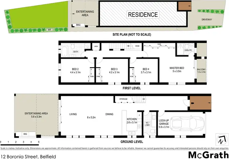 Floorplan of Homely house listing, 12 Boronia Street, Belfield NSW 2191