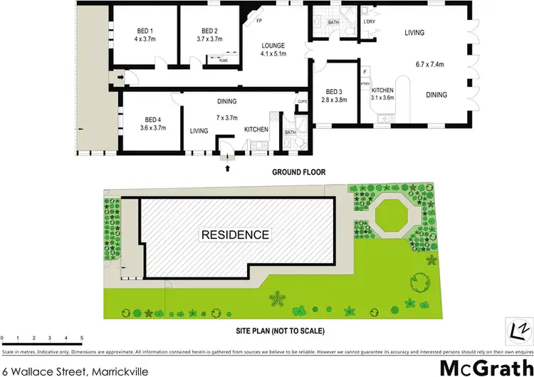 Floorplan of Homely house listing, 6 Wallace Street, Marrickville NSW 2204