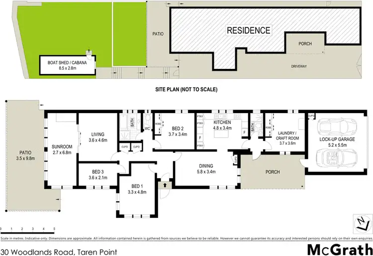 Floorplan of Homely house listing, 30 Woodlands Road, Taren Point NSW 2229
