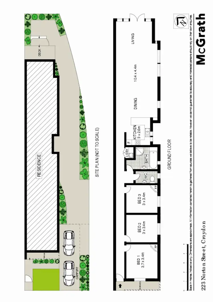 Floorplan of Homely house listing, 223 Norton Street, Croydon NSW 2132