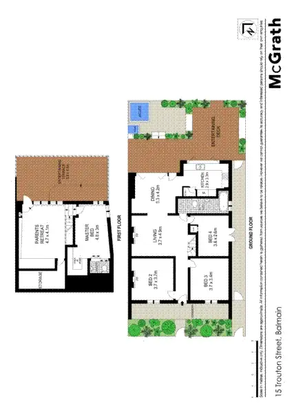Floorplan of Homely house listing, 15 Trouton Street, Balmain NSW 2041