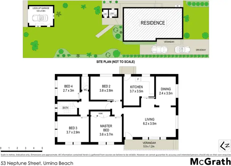 Floorplan of Homely house listing, 53 Neptune Street, Umina Beach NSW 2257