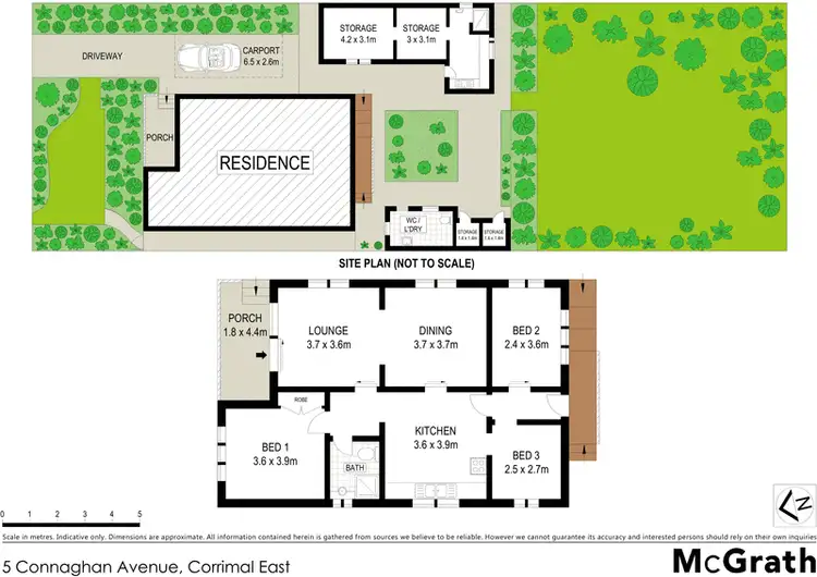 Floorplan of Homely house listing, 5 Connaghan Avenue, East Corrimal NSW 2518