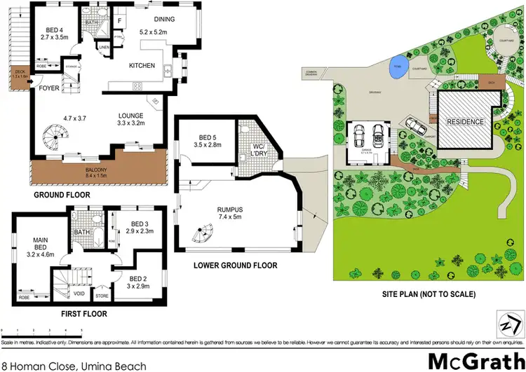Floorplan of Homely house listing, 8 Homan Close, Umina Beach NSW 2257
