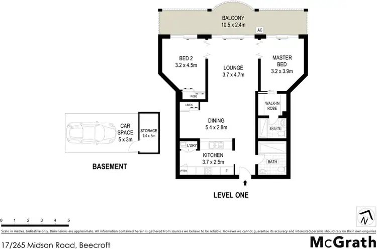 Floorplan of Homely apartment listing, 17/265 Midson Road, Beecroft NSW 2119