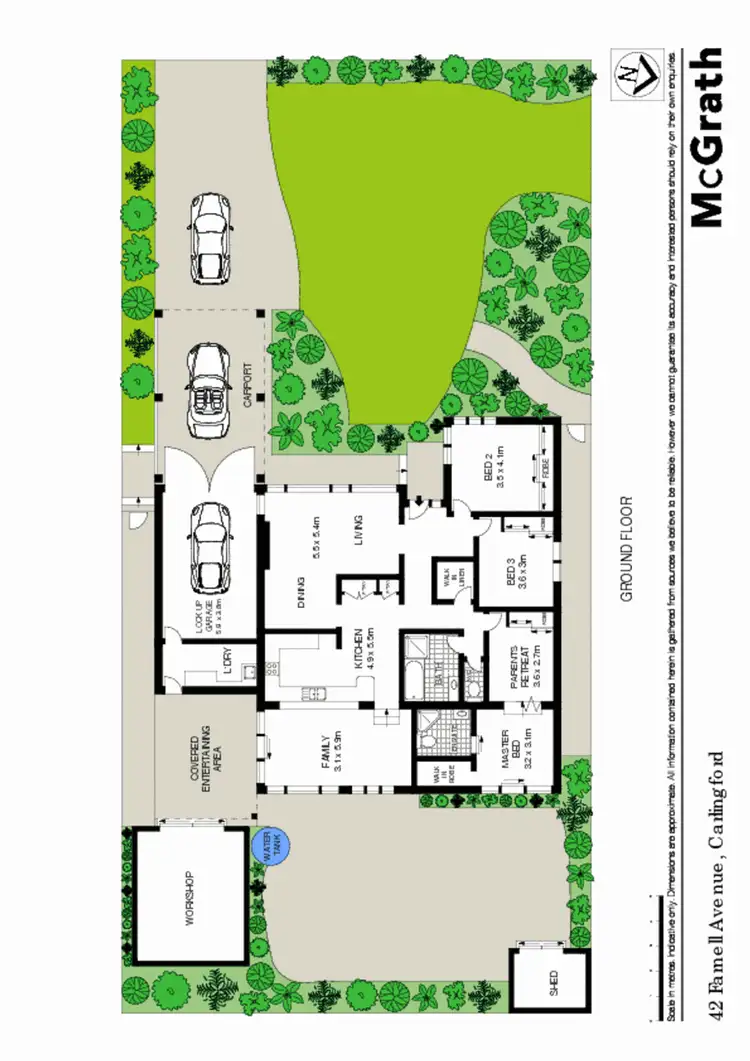 Floorplan of Homely house listing, 42 Farnell Avenue, Carlingford NSW 2118