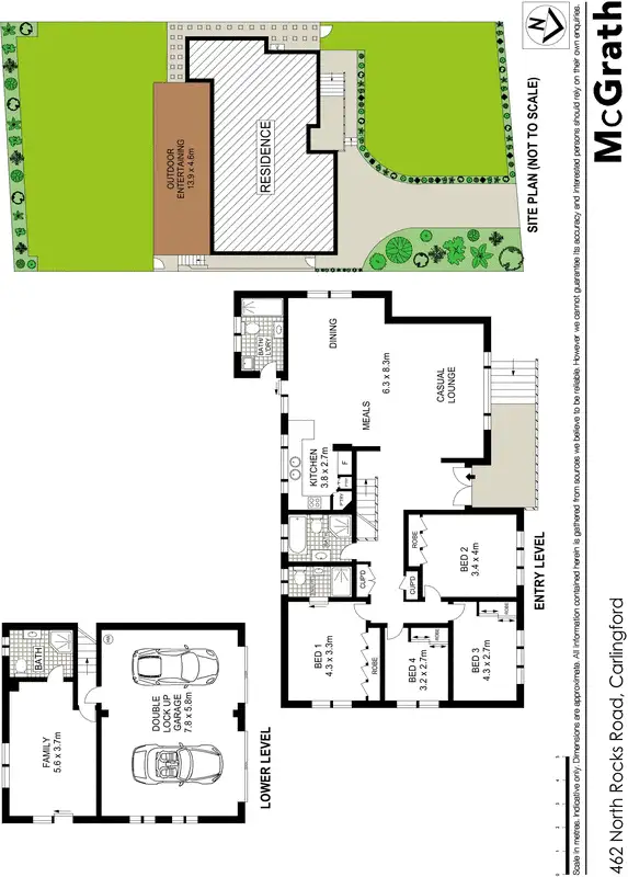 Floorplan of Homely house listing, 462 North Rocks Road, Carlingford NSW 2118