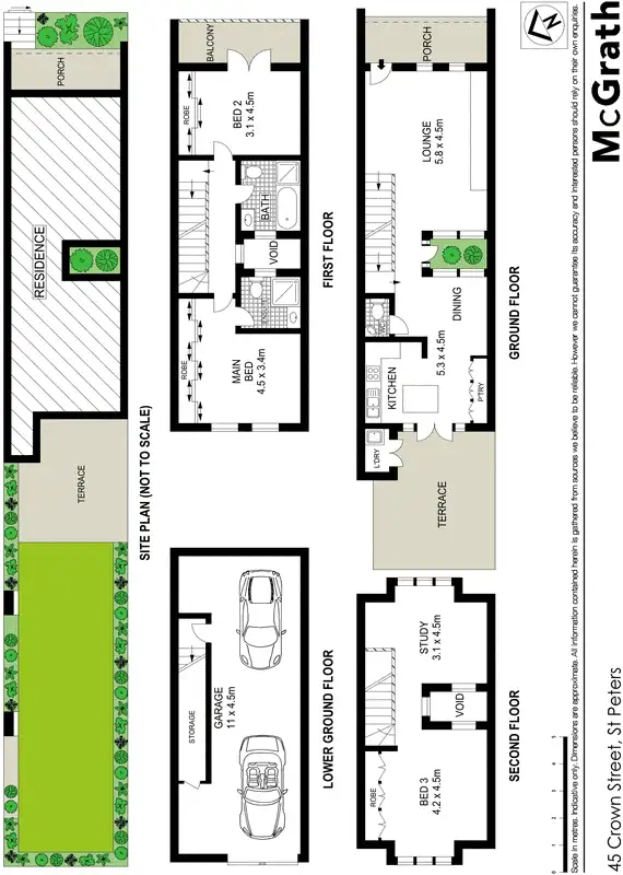 Floorplan of Homely house listing, 45 Crown Street, St Peters NSW 2044