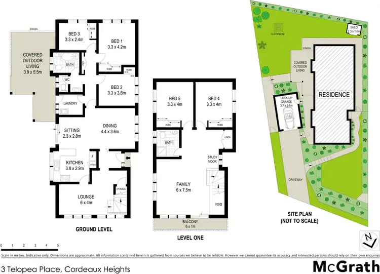 Floorplan of Homely house listing, 3 Telopea Place, Cordeaux Heights NSW 2526