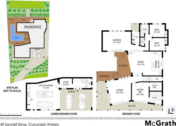 Floorplan of Homely house listing, 49 Sawtell Drive, Currumbin Waters QLD 4223