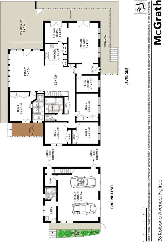 Floorplan of Homely house listing, 38 Koloona Avenue, Figtree NSW 2525