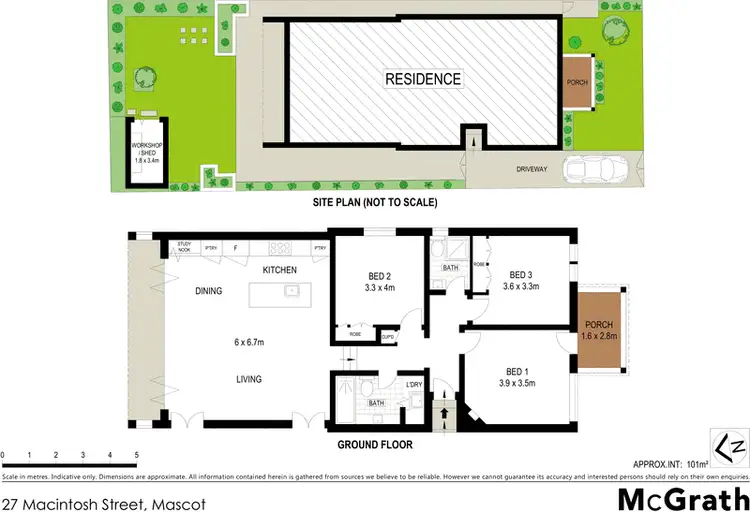 Floorplan of Homely house listing, 27 Macintosh Street, Mascot NSW 2020
