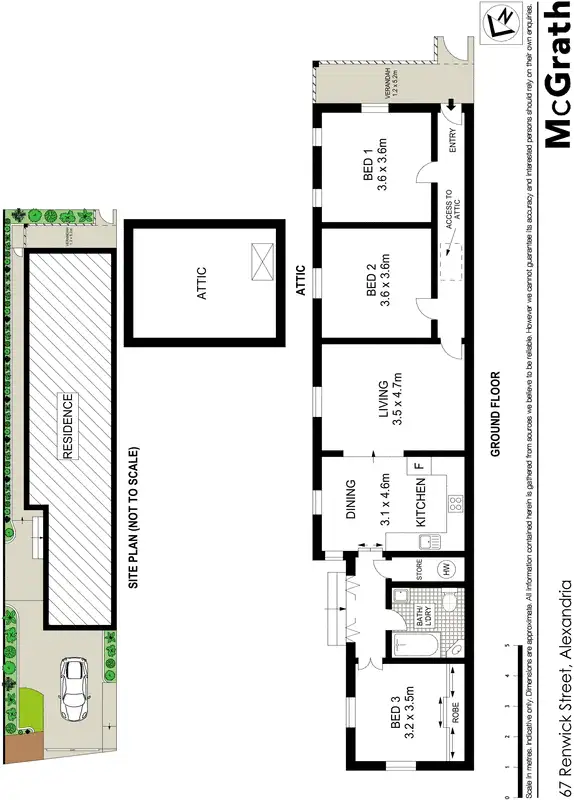 Floorplan of Homely house listing, 67 Renwick Street, Alexandria NSW 2015