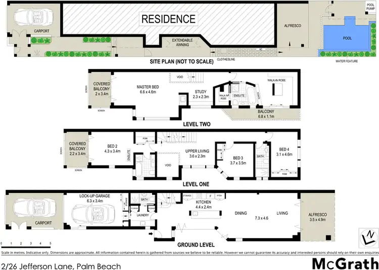 Floorplan of Homely semi-detached listing, 2/26 Jefferson Lane, Palm Beach QLD 4221