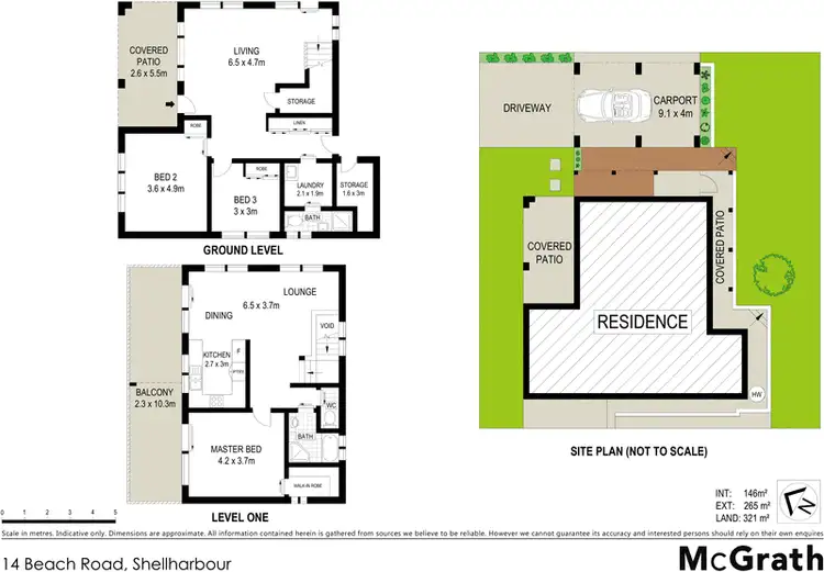 Floorplan of Homely house listing, 14 Beach Road, Shellharbour NSW 2529
