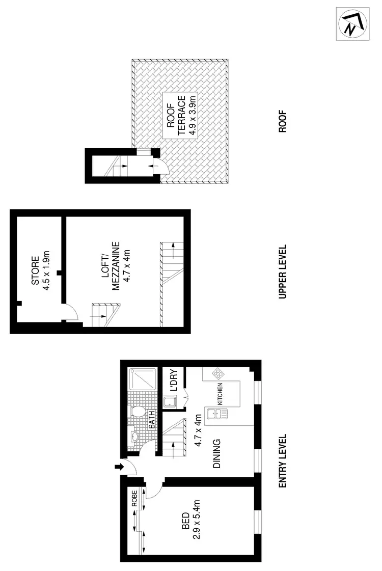 Floorplan of Homely apartment listing, 203/2A Hereford Street, Glebe NSW 2037