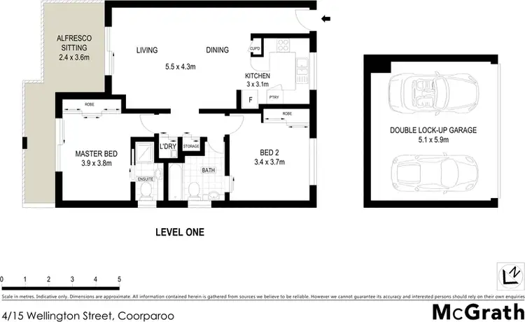 Floorplan of Homely apartment listing, 4/15 Wellington Street, Coorparoo QLD 4151