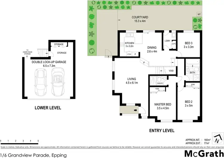 Floorplan of Homely villa listing, 1/6 Grandview Parade, Epping NSW 2121