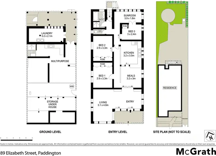 Floorplan of Homely house listing, 89 Elizabeth Street, Paddington QLD 4064