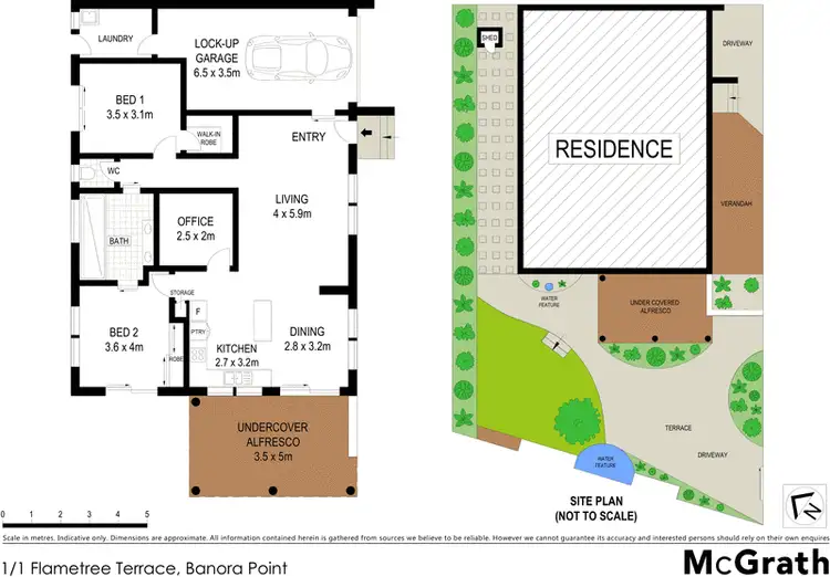 Floorplan of Homely house listing, 1/1 Flametree Terrace, Banora Point NSW 2486