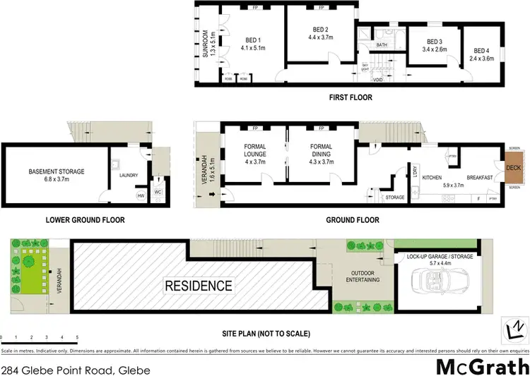 Floorplan of Homely house listing, 284 Glebe Point Road, Glebe NSW 2037