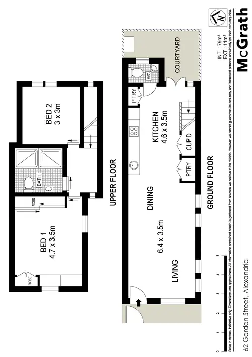 Floorplan of Homely house listing, 62 Garden Street, Alexandria NSW 2015