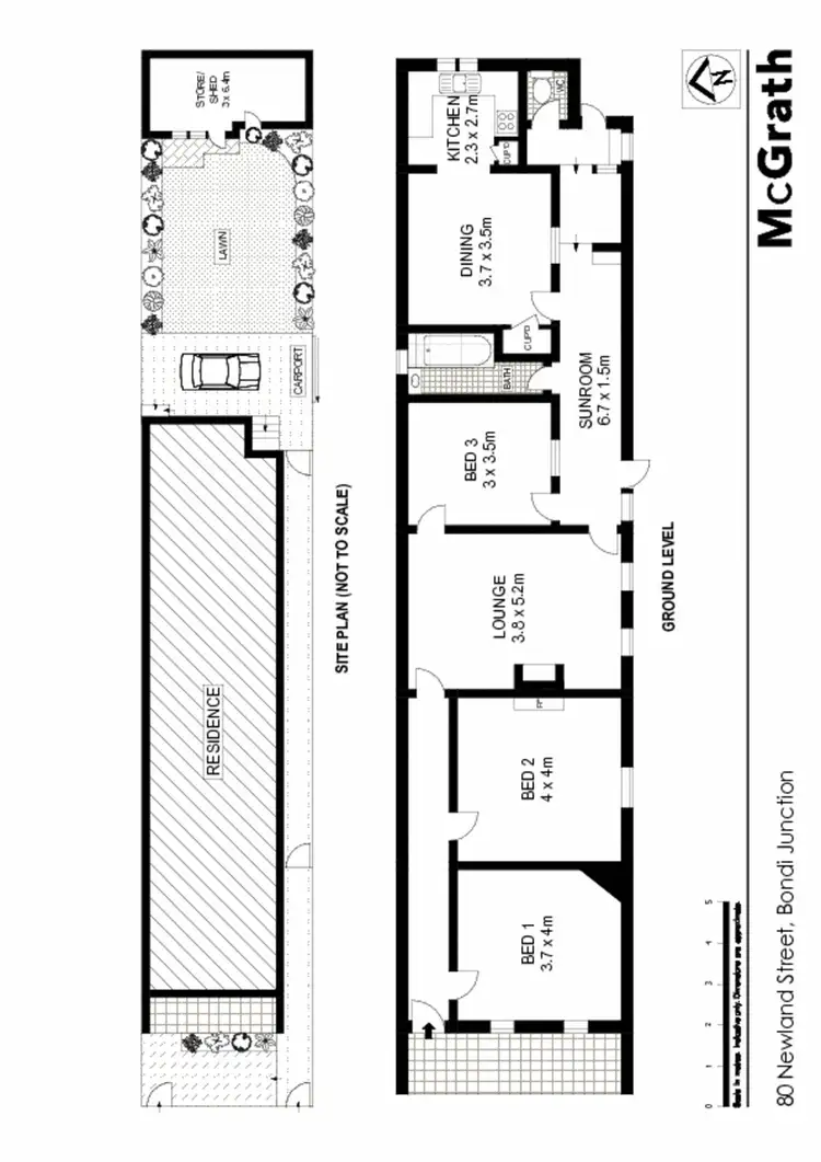 Floorplan of Homely house listing, 80 Newland Street, Bondi Junction NSW 2022