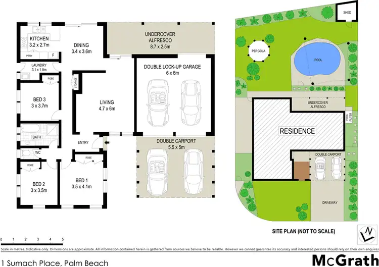 Floorplan of Homely house listing, 1 Sumach Place, Palm Beach QLD 4221