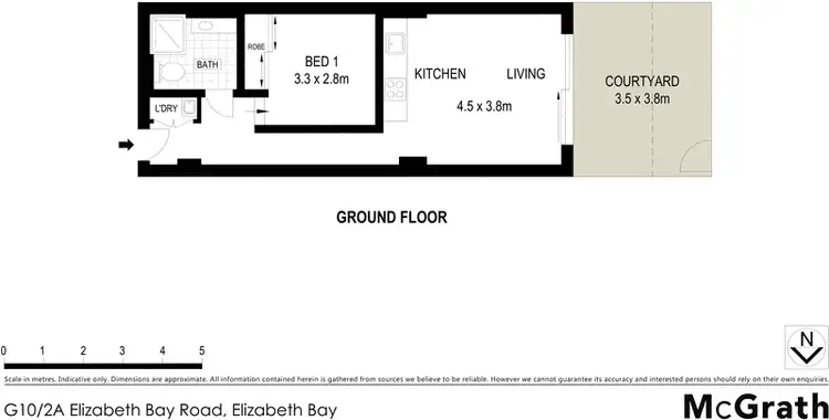 Floorplan of Homely apartment listing, G10/2A Elizabeth Bay Road, Elizabeth Bay NSW 2011