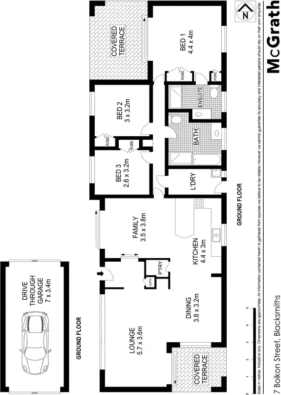 Floorplan of Homely house listing, 7 Boikon Street, Blacksmiths NSW 2281