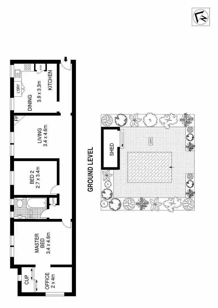 Floorplan of Homely apartment listing, 1/37A Brook Street, Coogee NSW 2034