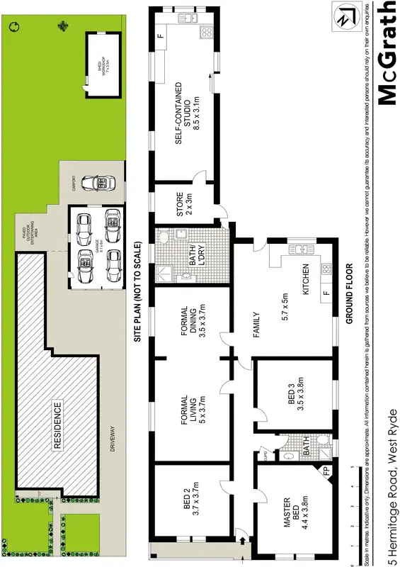 Floorplan of Homely house listing, 5 Hermitage Road, West Ryde NSW 2114