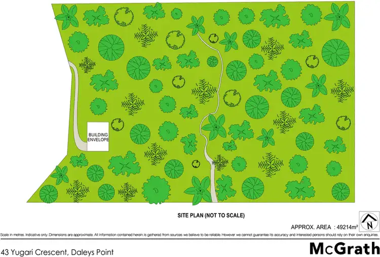 Floorplan of Homely land listing, 43 Yugari Crescent, Daleys Point NSW 2257
