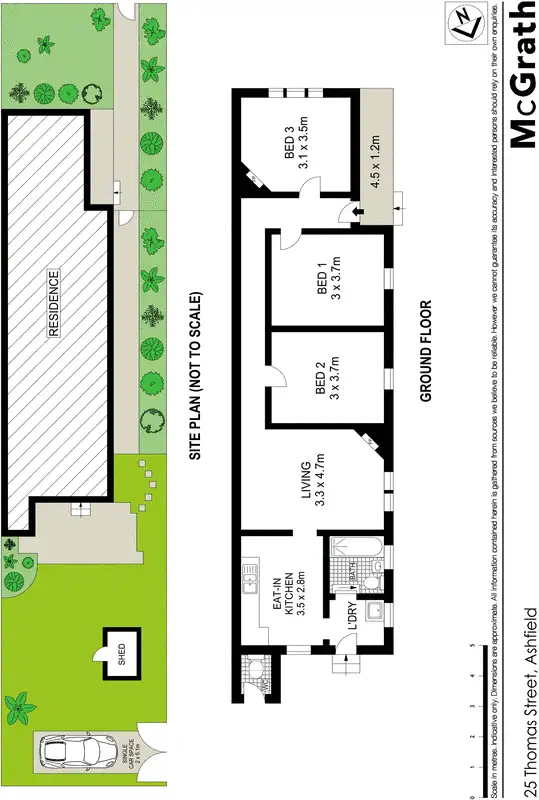 Floorplan of Homely house listing, 25 Thomas Street, Ashfield NSW 2131