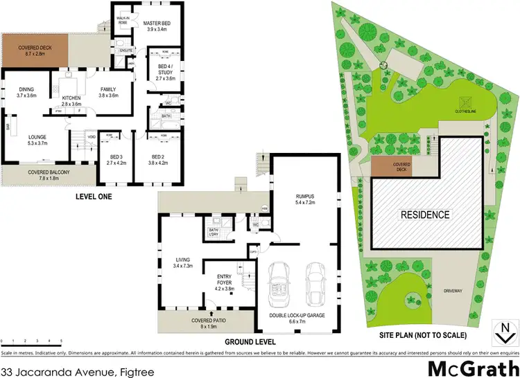 Floorplan of Homely house listing, 33 Jacaranda Avenue, Figtree NSW 2525