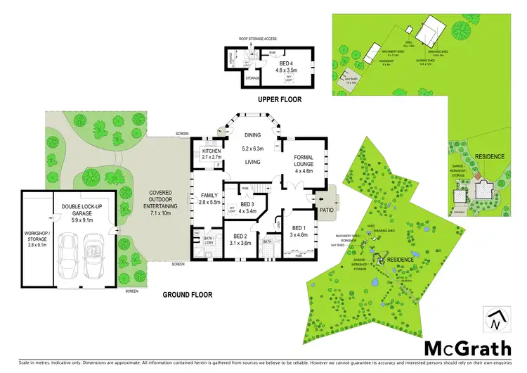 Floorplan of Homely rural property listing, 1785 Beaconsfield Road, Oberon NSW 2787