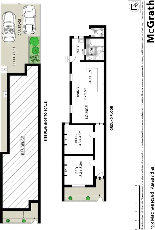 Floorplan of Homely house listing, 128 Mitchell Road, Alexandria NSW 2015