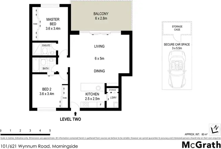 Floorplan of Homely apartment listing, 101/621 Wynnum Road, Morningside QLD 4170