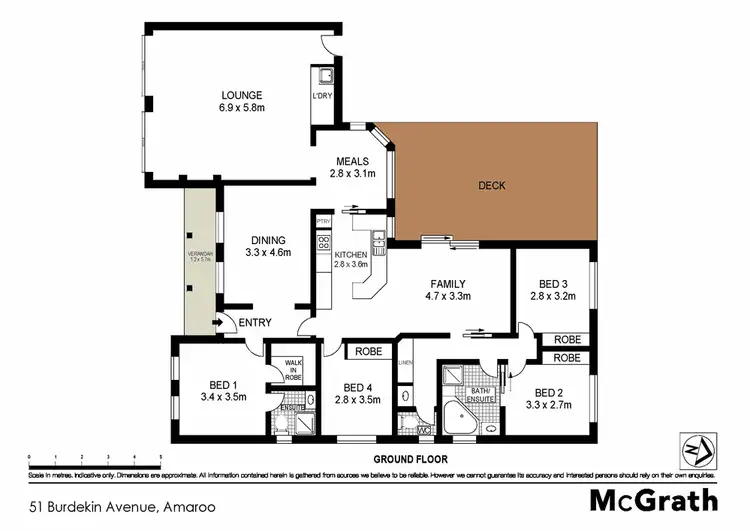 Floorplan of Homely house listing, 51 Burdekin Avenue, Amaroo ACT 2914