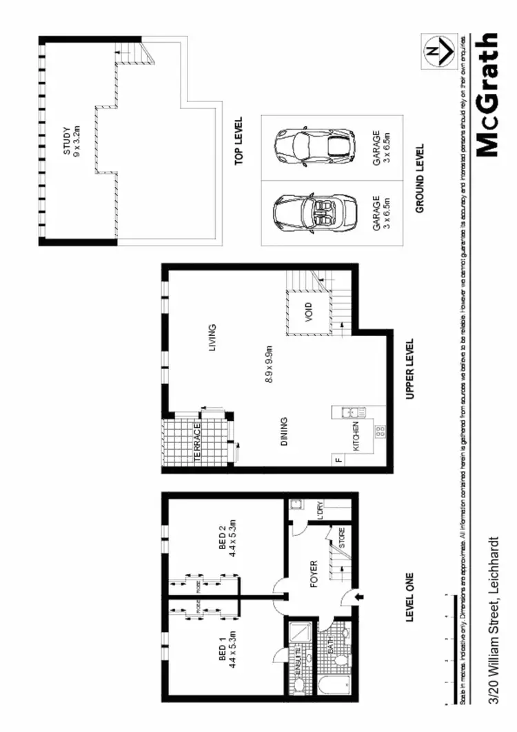Floorplan of Homely apartment listing, 3/20 William Street, Leichhardt NSW 2040