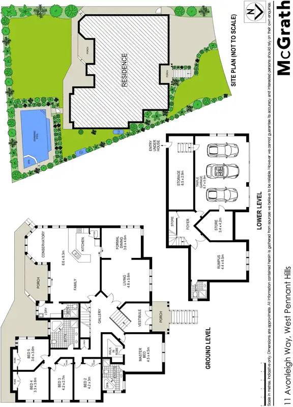 Floorplan of Homely house listing, 11 Avonleigh Way, West Pennant Hills NSW 2125